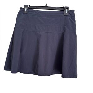 Women's Black Circle Skater Skort with Smooth Waistband